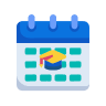 course-calendars-modern-style-icon